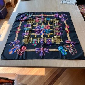 1990-2000 HERMES SCARF LES RUBANS DU CHEVAL